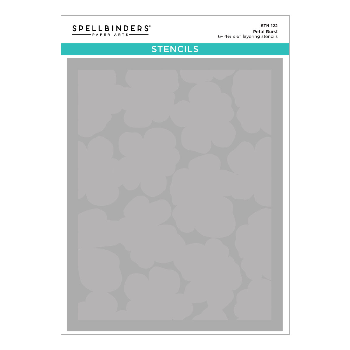 Spellbinders Petal Burst Layered Stencil