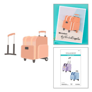 Spellbinders Rolling Craft Tote Etched Dies By Sheri Ballantyne
