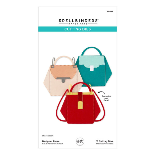 Spellbinders Designer Purse Etched Dies By Sheri Ballantyne