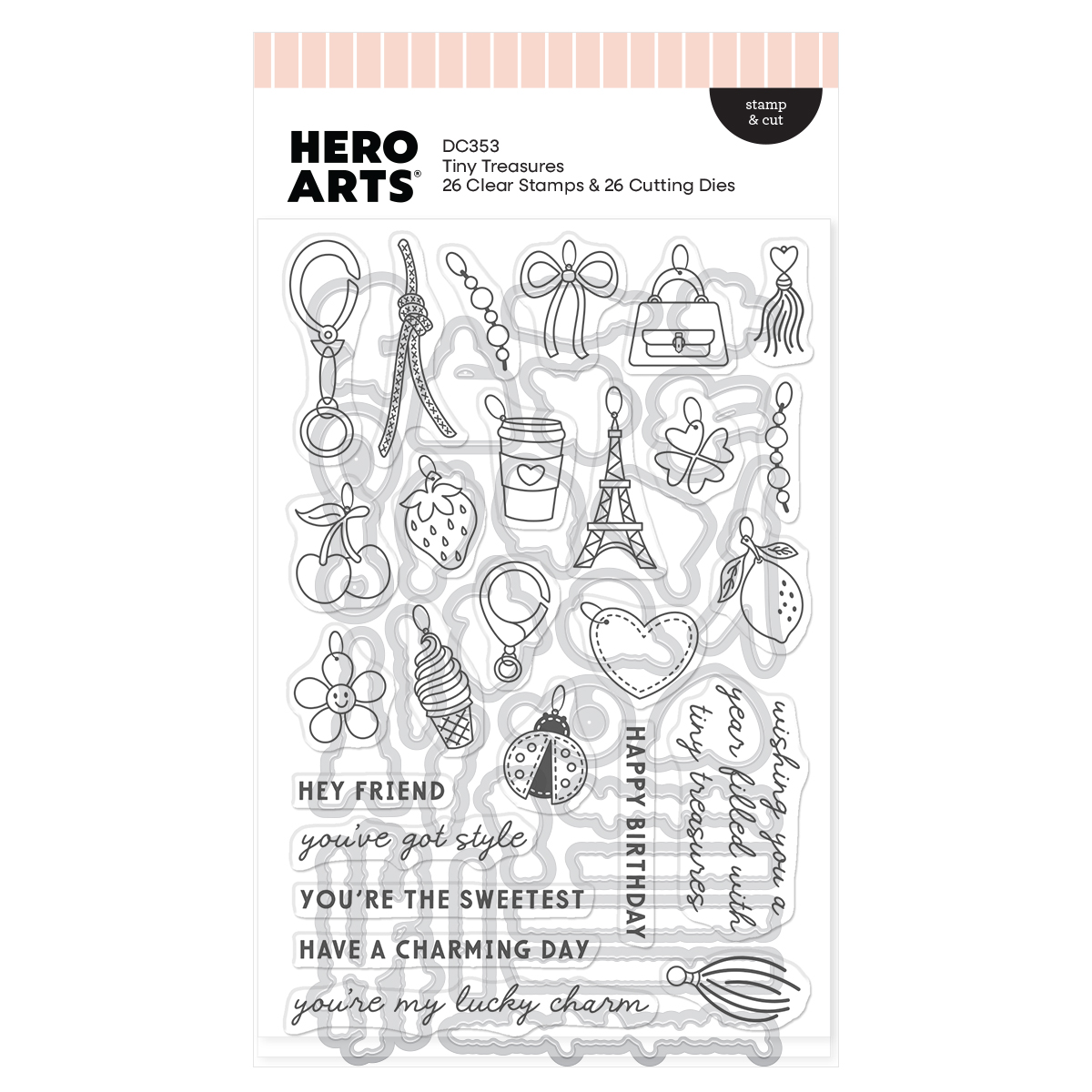 Hero Arts Tiny Treasures Stamp & Cut