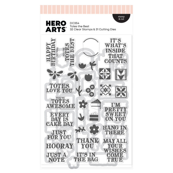 Hero Arts Totes the Best Stamp & Cut