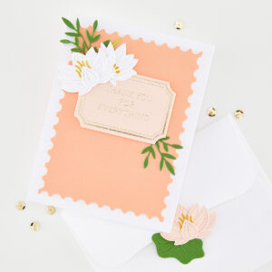Hero Arts Lovely Labels Letterpress + Foil & Cut