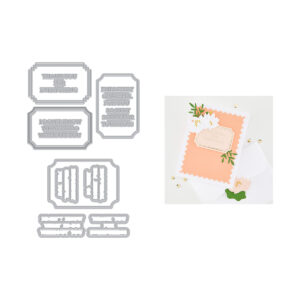 Hero Arts Lovely Labels Letterpress + Foil & Cut