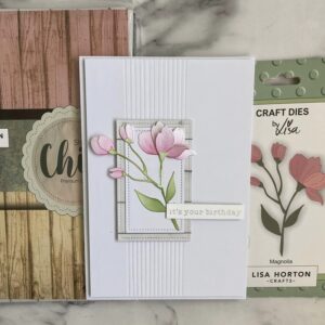 Lisa Horton Crafts Die Magnolia