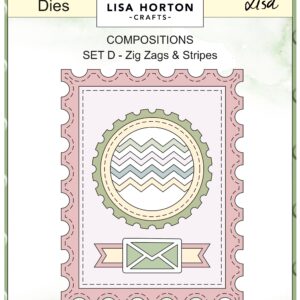 Lisa Horton Crafts Composition Die Zig Zag & Stripes