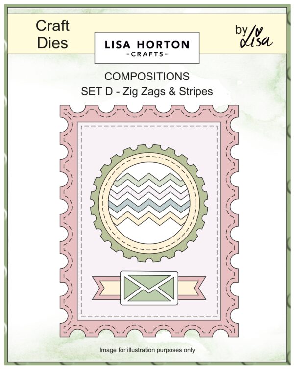 Lisa Horton Crafts Composition Die Zig Zag & Stripes