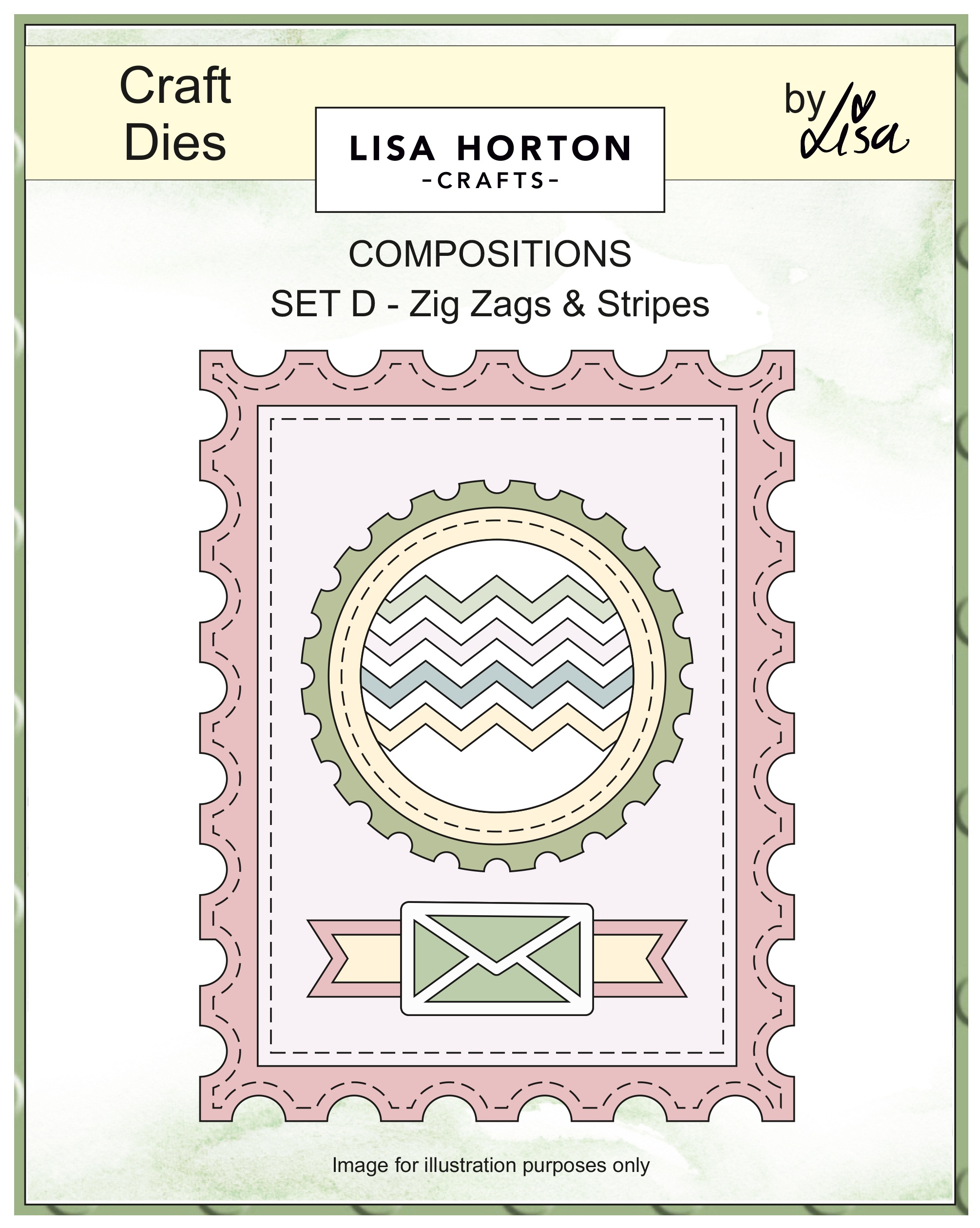 Lisa Horton Crafts Composition Die Zig Zag & Stripes
