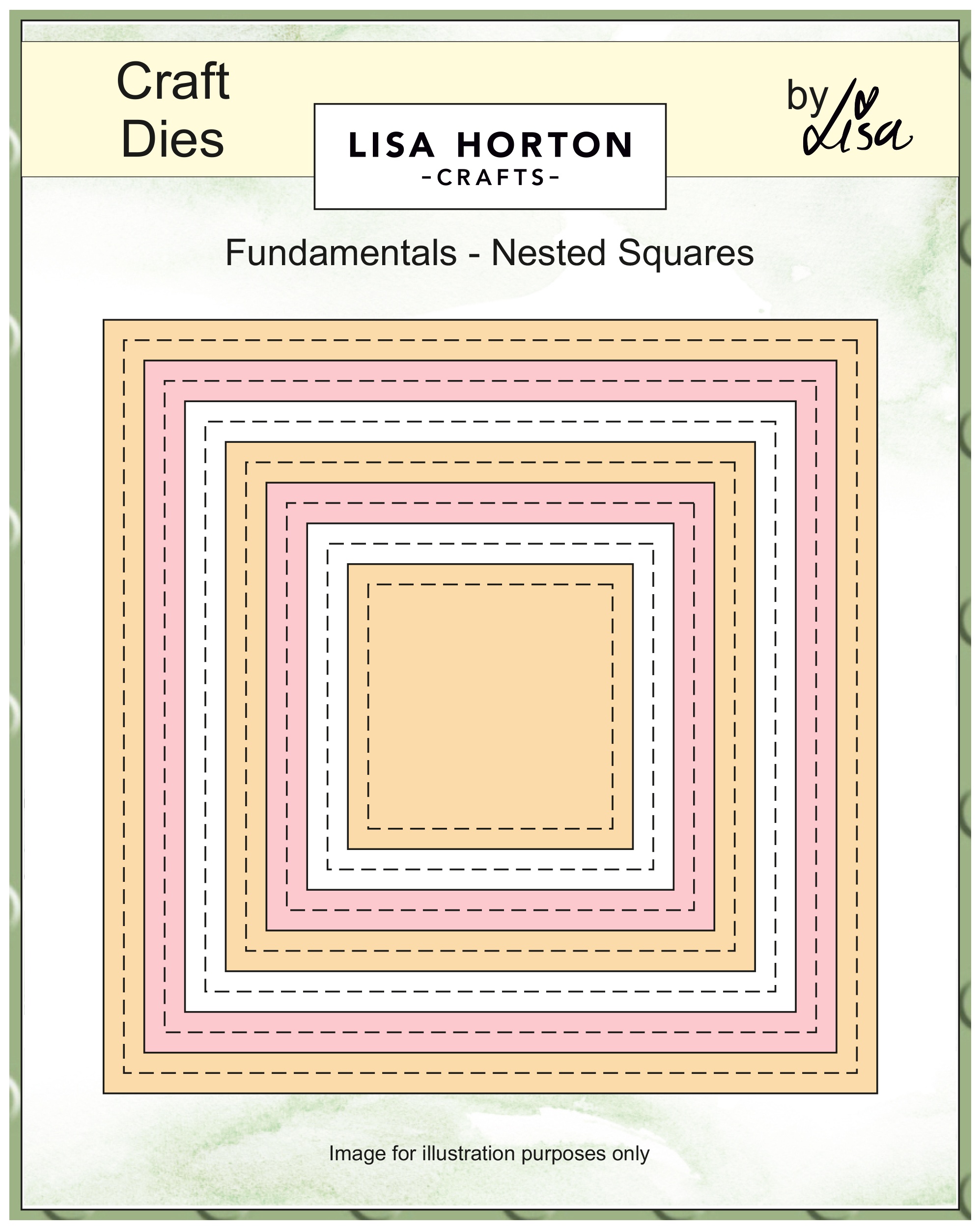 Lisa Horton Crafts Fundamental Die Squares