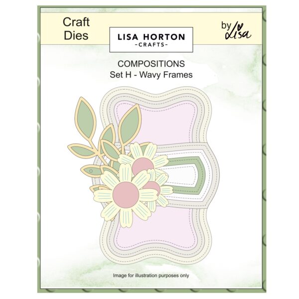 Lisa Horton Crafts Composition Die Wavy Frame