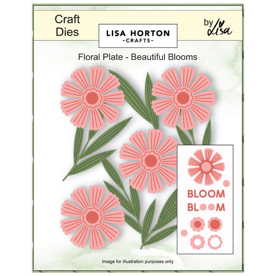 Lisa Horton Crafts Die Beautiful Blooms Floral