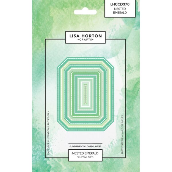 Lisa Horton Crafts Fundamentals Die Emerald