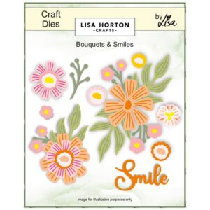 Lisa Horton Crafts Die Bouquet & Smiles