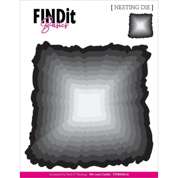 Find It Trading Die Rough Edge Square