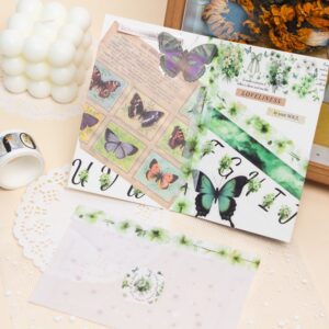 Ieebee Washi Tape Set Floral Whispers - Alphabet Garden