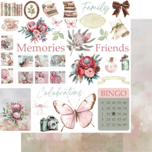 Uniquely Creative Paperbark Blooms 12X12 Open Dreams Paper