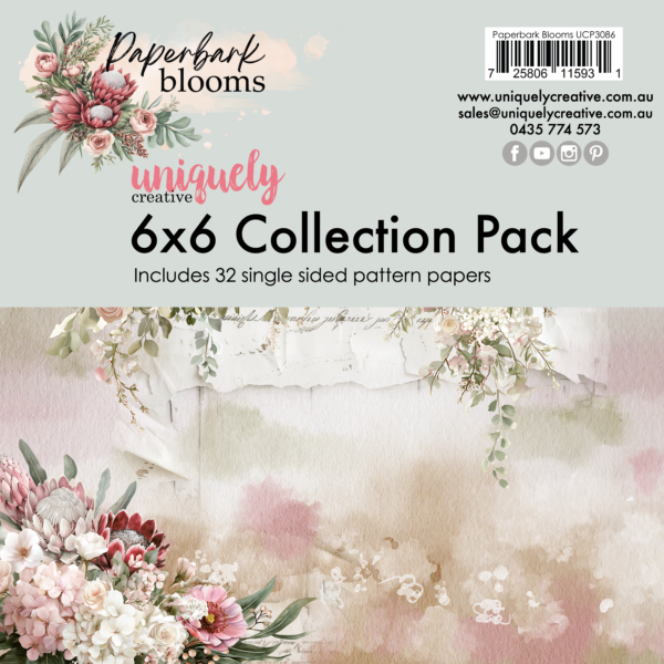 Uniquely Creative Paperbark Blooms 6X6 Collection Pack