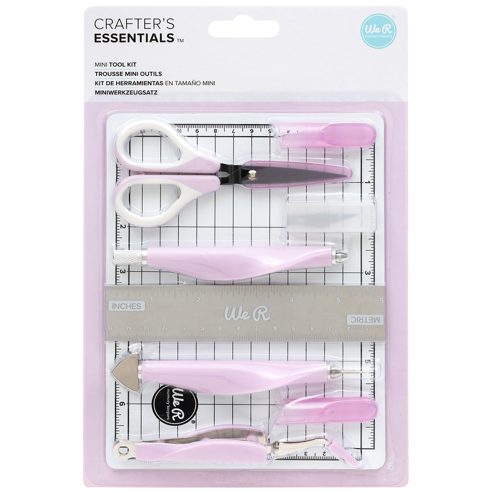 WE R MEMORY KEEPERS MINI TOOL KIT LILAC