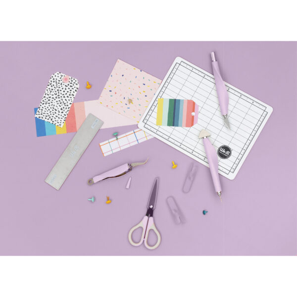 WE R MEMORY KEEPERS MINI TOOL KIT LILAC
