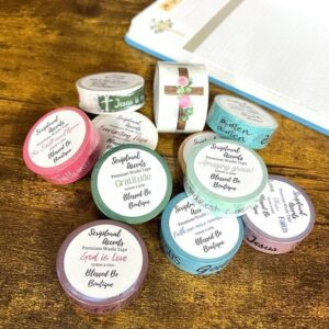 Blessed Be Boutique Scripture Accents Washi Tape Set