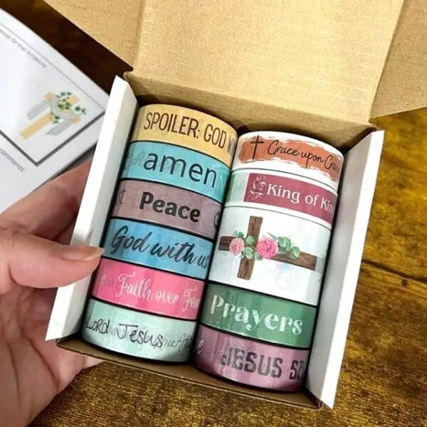 Blessed Be Boutique Scripture Accents Washi Tape Set