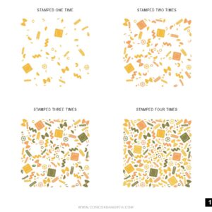 Concord & 9th Stamp Lotsa Pasta Turnabout