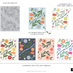 Concord & 9th Die Petal Path Inlay