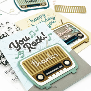 Concord & 9th Stamp Retro Radio
