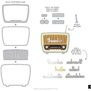 Concord & 9th Die Retro Radio