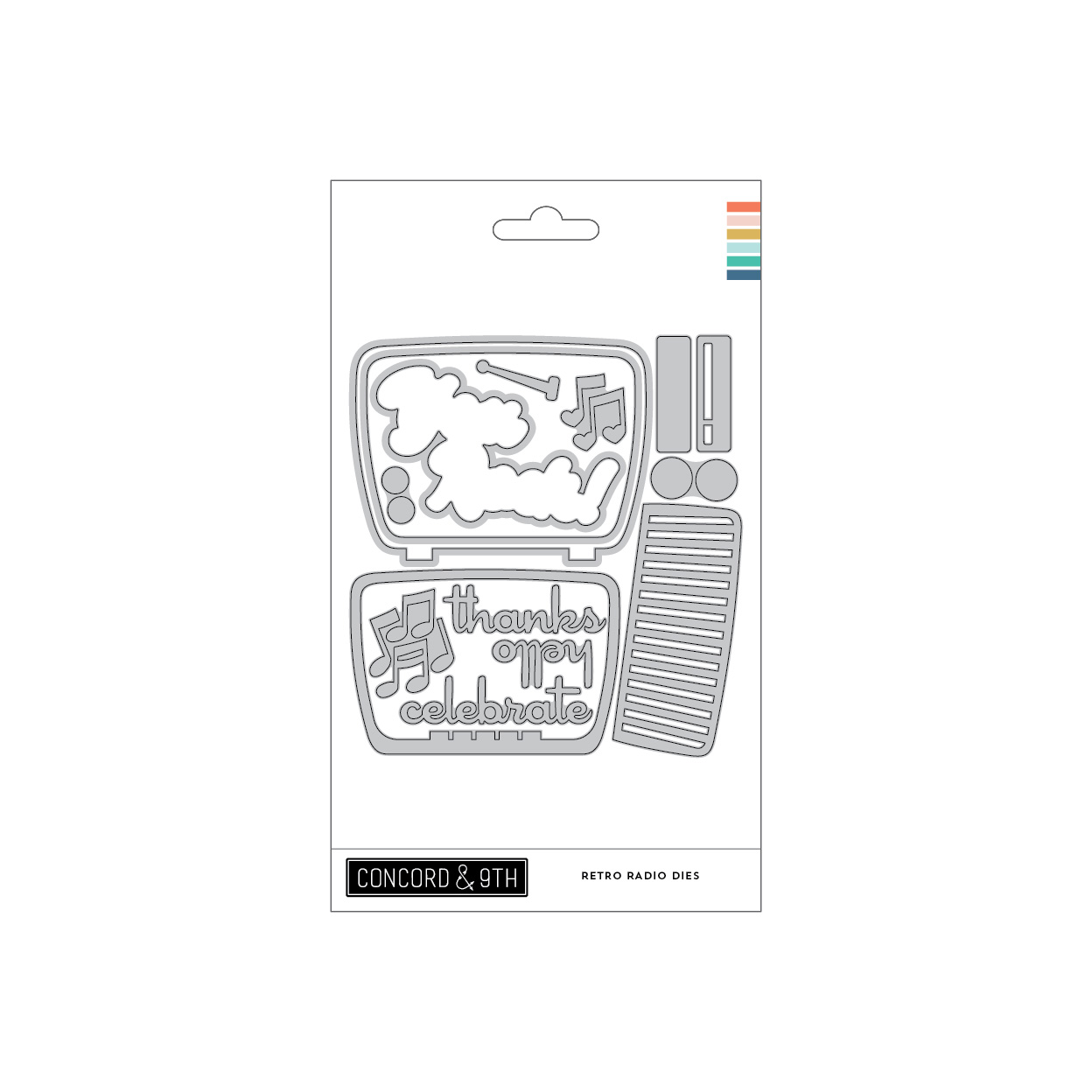 Concord & 9th Die Retro Radio