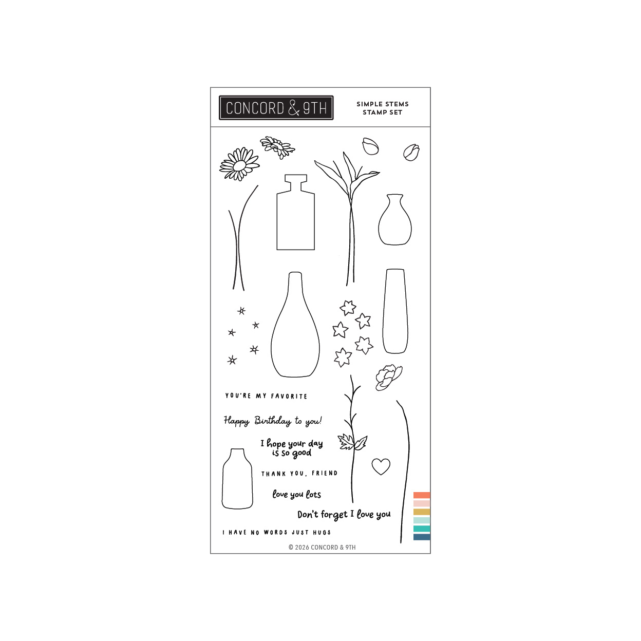 Concord & 9th Stamp Simple Stems