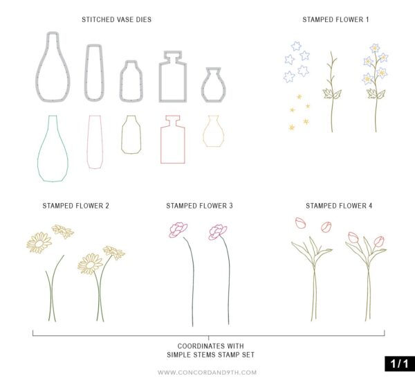 Concord & 9th Die Simple Stems Piercing