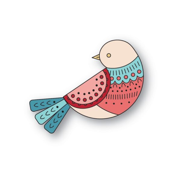 Poppy Die Nordic Nestled Bird