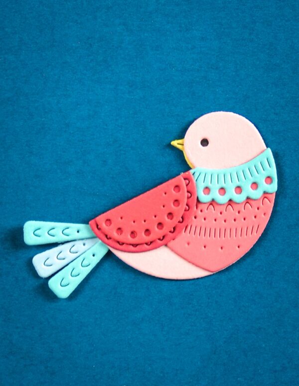 Poppy Die Nordic Nestled Bird