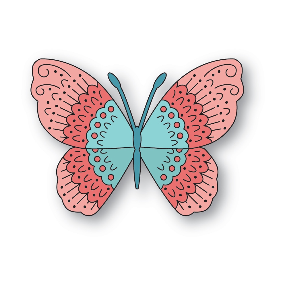 Poppy Die Nordic Whisper Butterfly