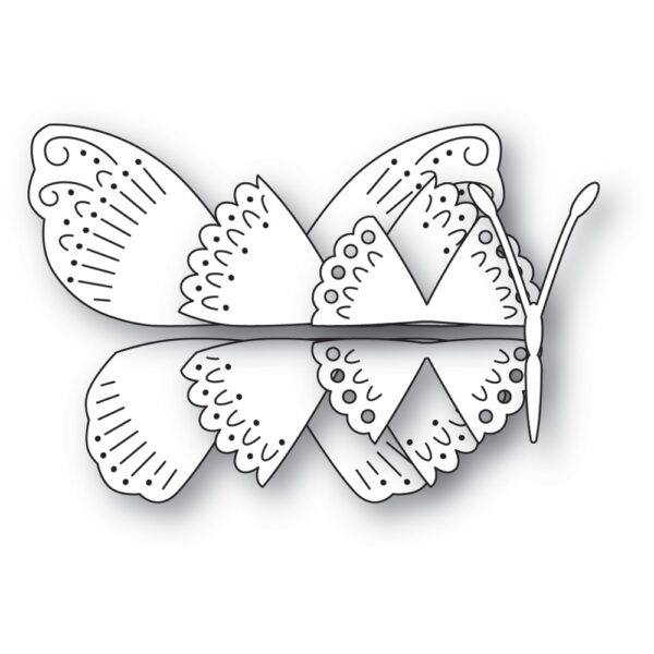 Poppy Die Nordic Whisper Butterfly