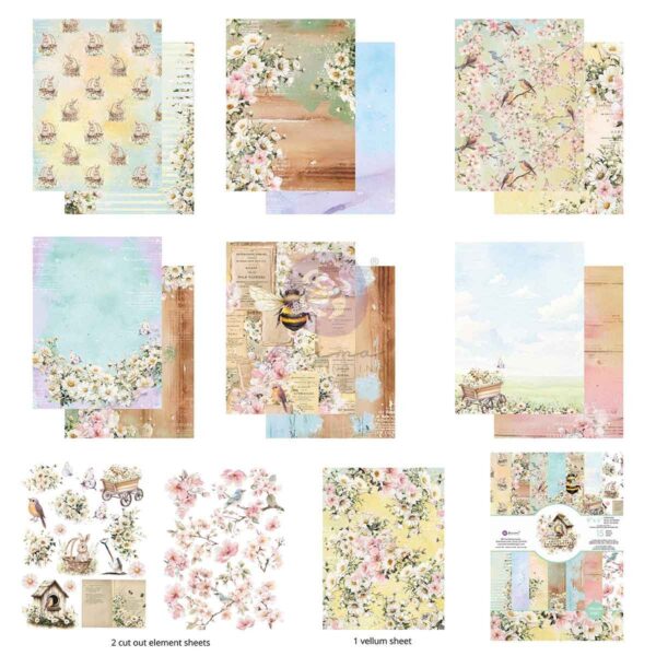 Prima Among the Wildflowers 6X8 Paper Pad