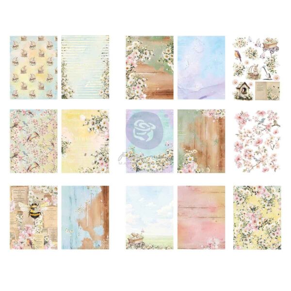 Prima Among the Wildflowers 6X8 Paper Pad