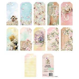 Prima Among the Wildflowers Tag Pad
