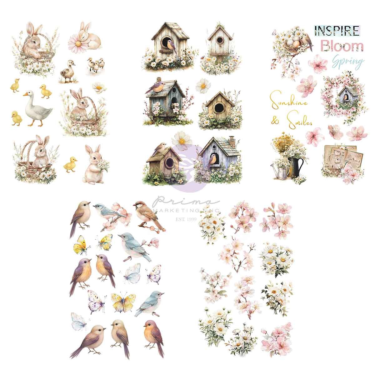 Prima Among the Wildflowers Sticker Pack