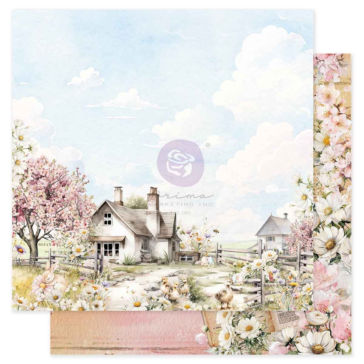 Prima Among the Wildflowers 12X12 in Full Bloom