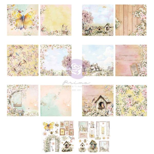 Prima Among the Wildflowers 12X12 Paper Pad