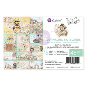 Prima Among the Wildflowers 4X6 Journal Cards