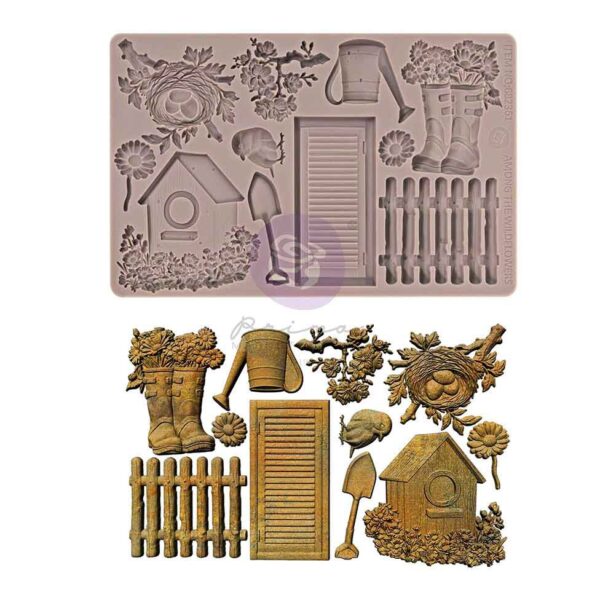 Prima Among the Wildflowers Spring Tale Mould