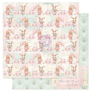 Prima Sweet Spring 12X12 Playing in the Rain