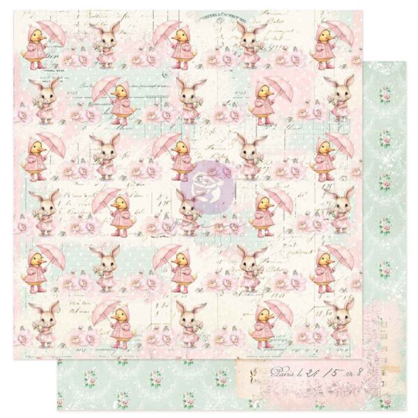 Prima Sweet Spring 12X12 Playing in the Rain