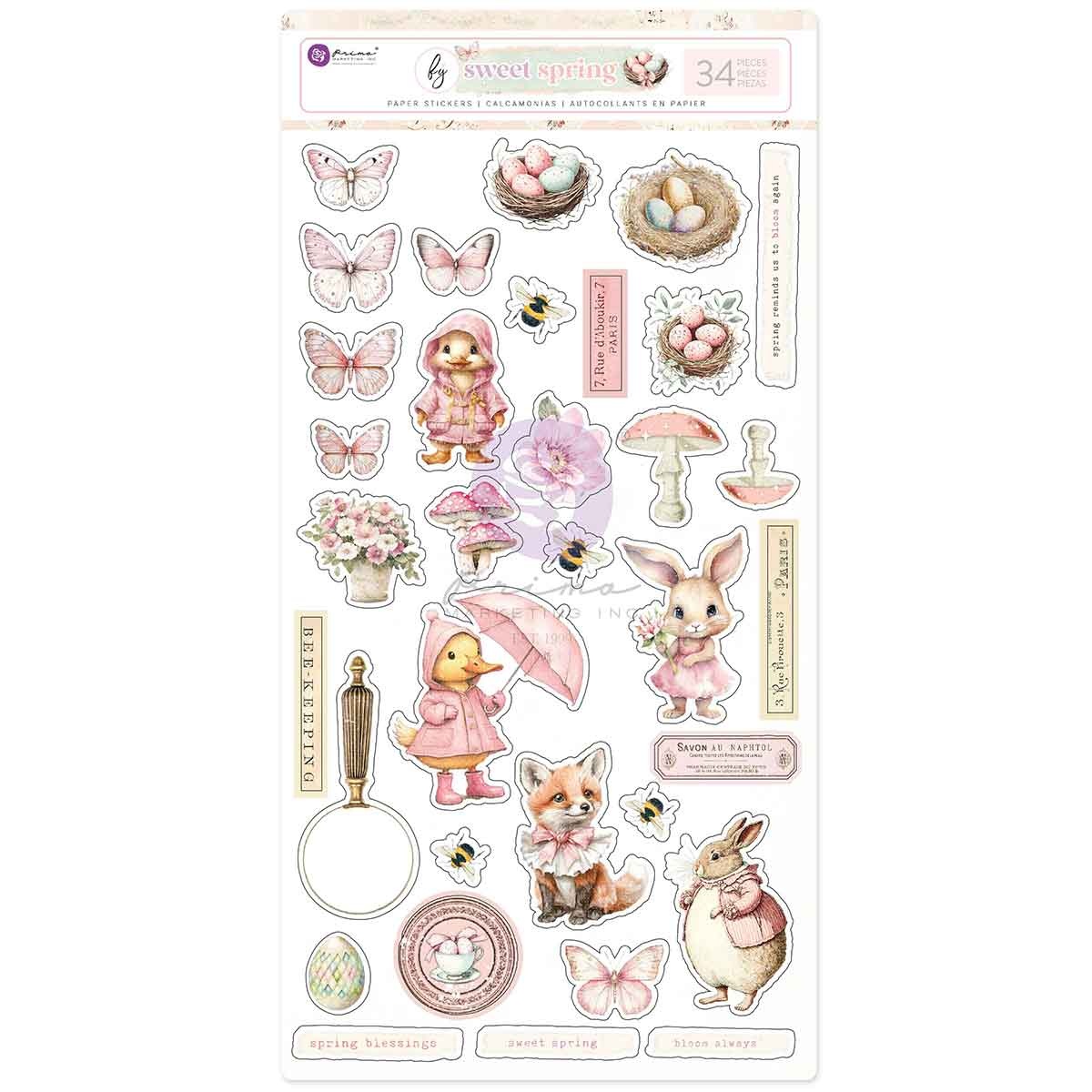 Prima Sweet Spring Sticker Sheet