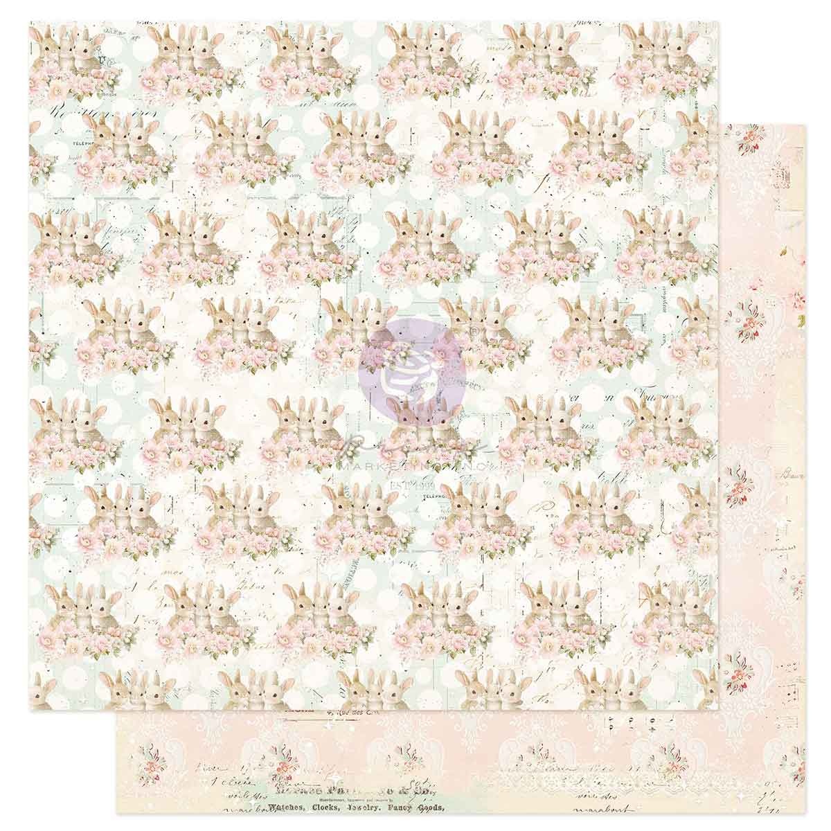 Prima Sweet Spring 12X12 Bunny Hugs