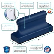 Glass Board Studios Megapawn Magnet Seaside Navy