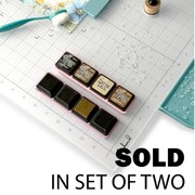 Glass Board Studios Magink Quad Tray (Set of 2) Navy