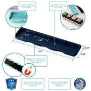 Glass Board Studios Magink Quad Tray (Set of 2) Navy
